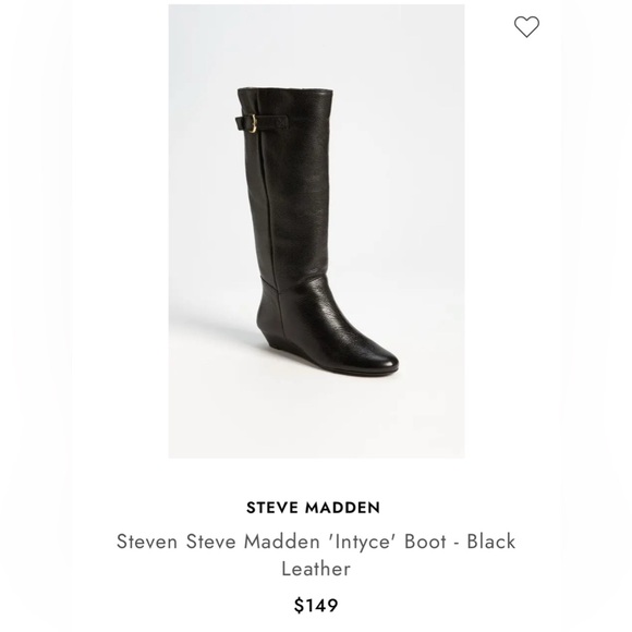 Steve Madden Insight Leather Boots • 8 - Picture 3 of 12